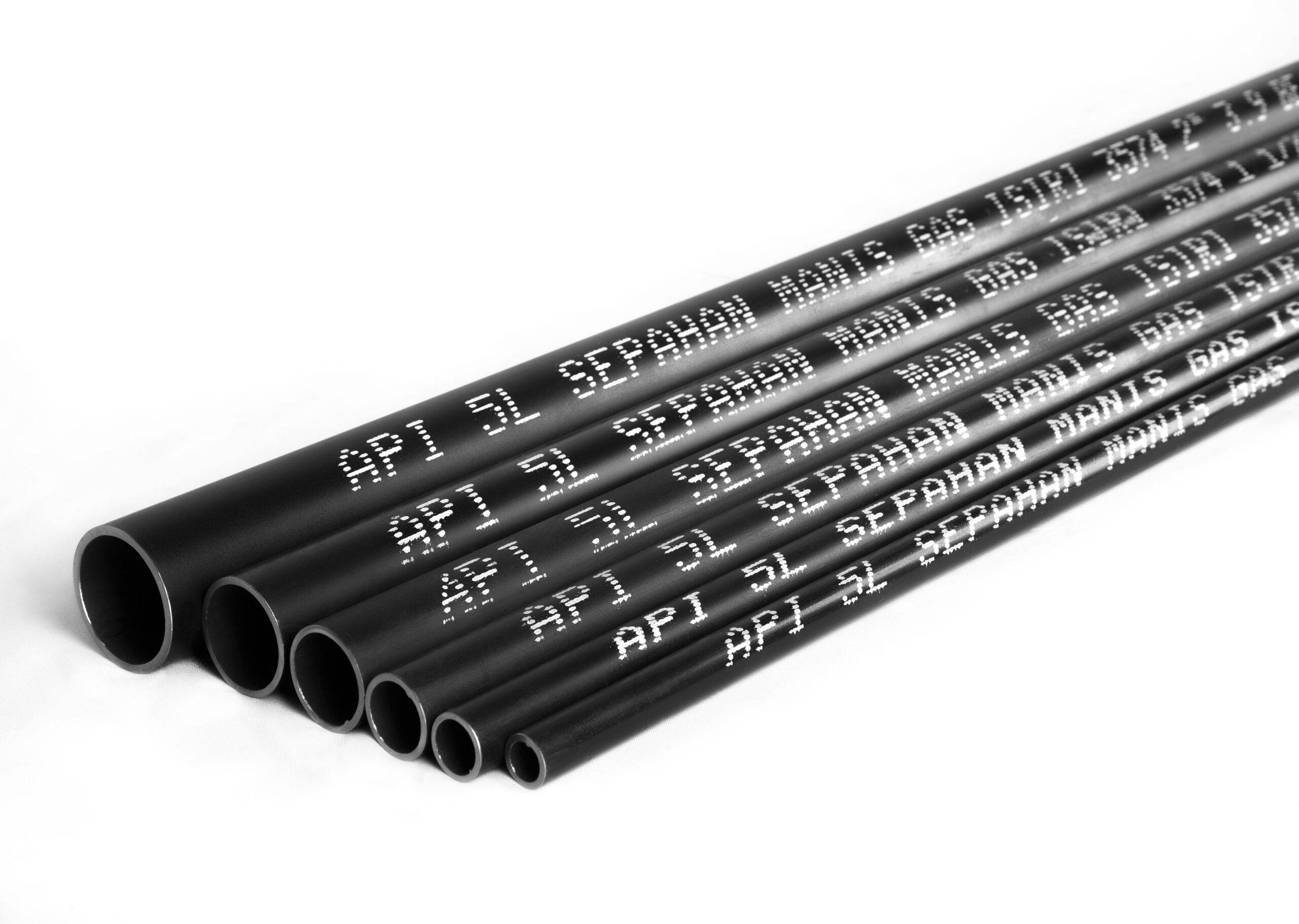 قیمت لوله سیاه درزدار سپاهان