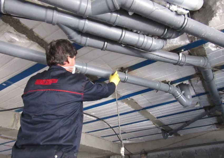 لوله کشی فاضلاب پوش فیت